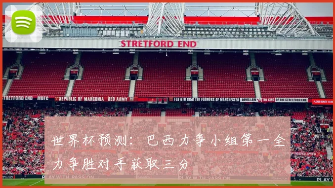 世界杯预测：巴西力争小组第一全力争胜对手获取三分